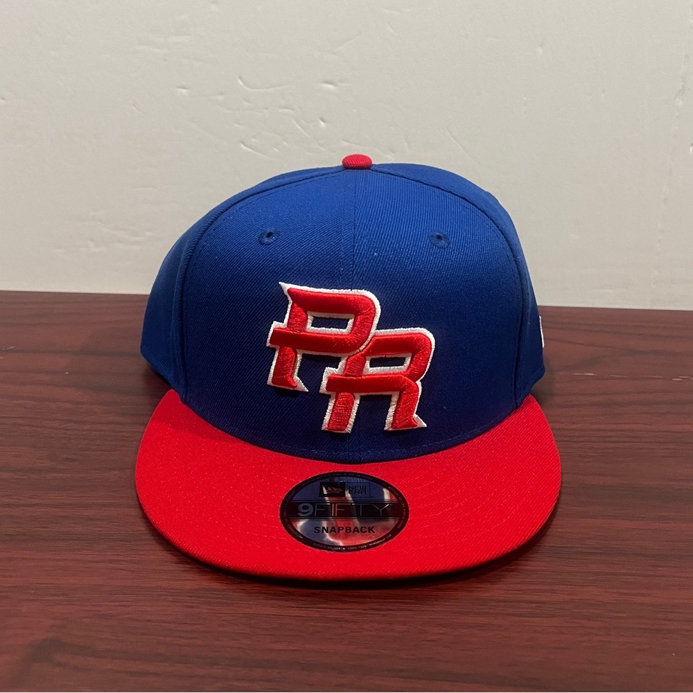 New Era, 9Fifty Snapback Hat, Puerto Rico, Blue, Red & White